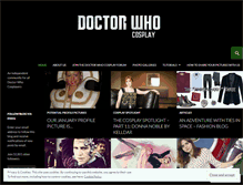 Tablet Screenshot of doctor-who-cosplay.com